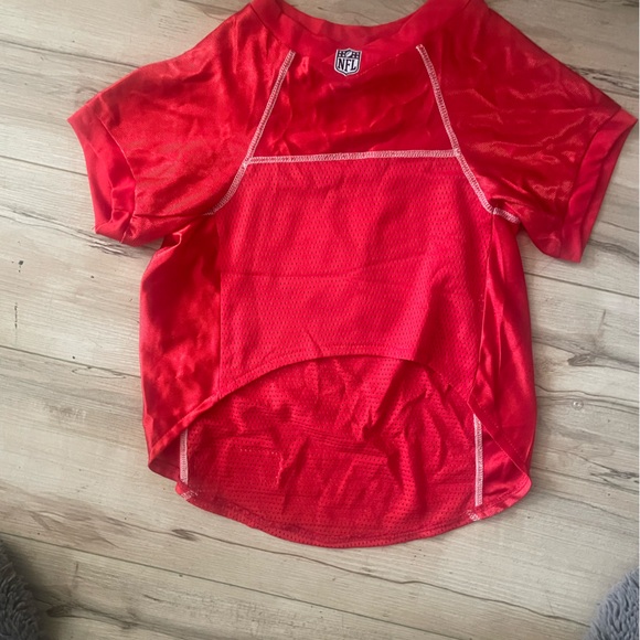 Littlearth NFL Personalized Stretch Dog & Cat Jersey, Kansas City Chiefs, XL - Picture 6 of 6